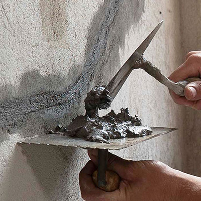 Reparasjon av betongvegg