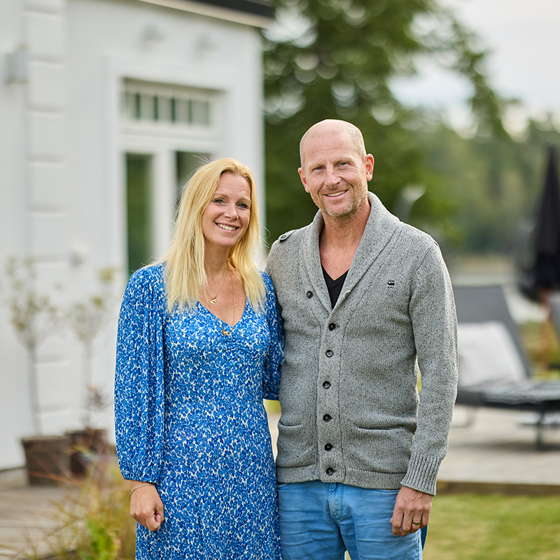 Huseierne til grosserervillaen