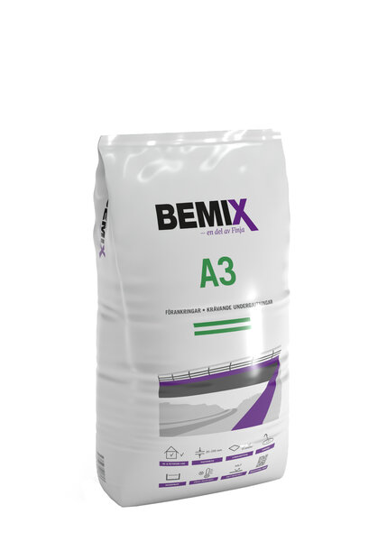 Mørtel Bemix A3 Anlegg Eksp 25kg