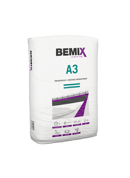 Mørtel Bemix A3 Anlegg Eksp 25kg