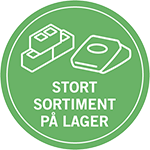 Stort sortiment på lager, symbol