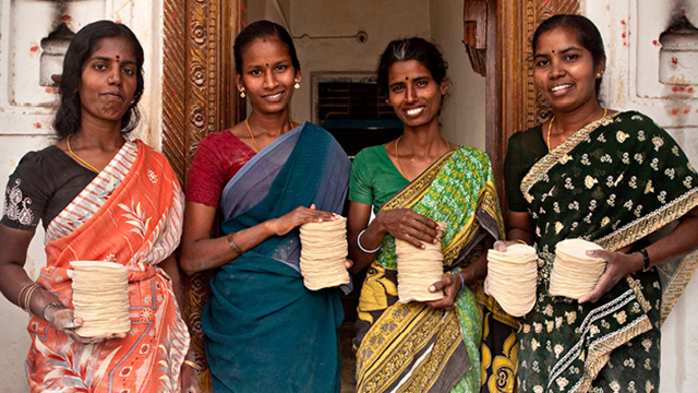 Indiske kvinner – Hand in Hand