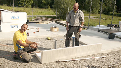 Støpe grunnmur / ringmur med komplette ringmursystemer